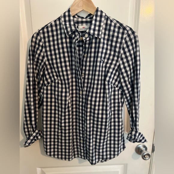 Vineyard Vines Gingham Top - Picture 1 of 4